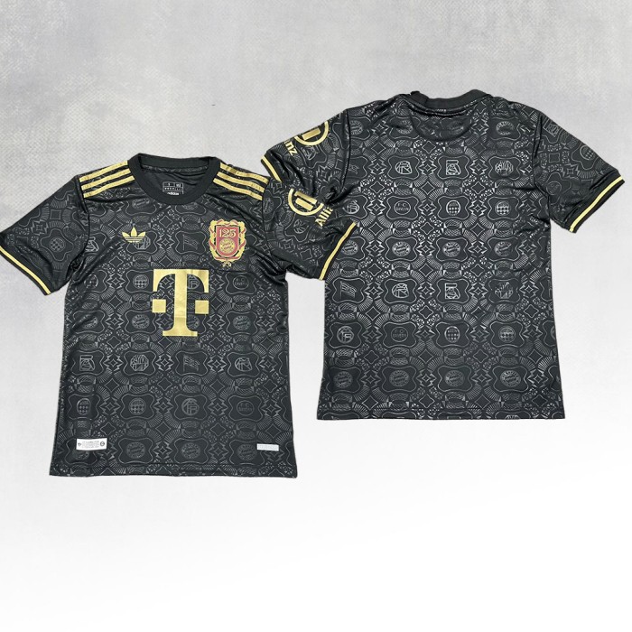 Maglia Bayern Monaco 2024 Nero Thailandia 125 Aniversario